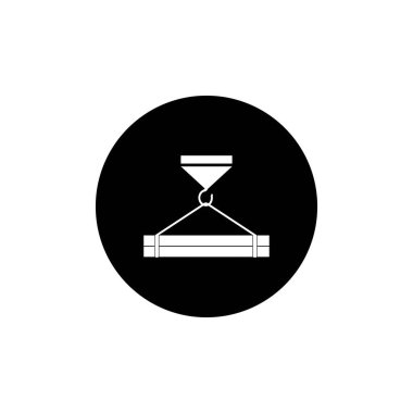 vinç kancası logo vektör illüzyonu tasarımı