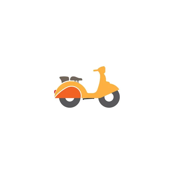 Scooter Logo Vector Diseño Ilustración Plantilla — Archivo Imágenes Vectoriales