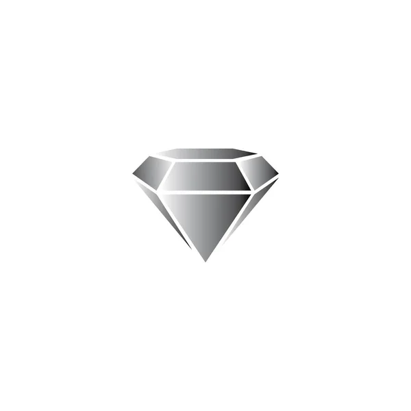 Diamond Logó Vektor Tervezés Sablon Illusztráció — Stock Vector