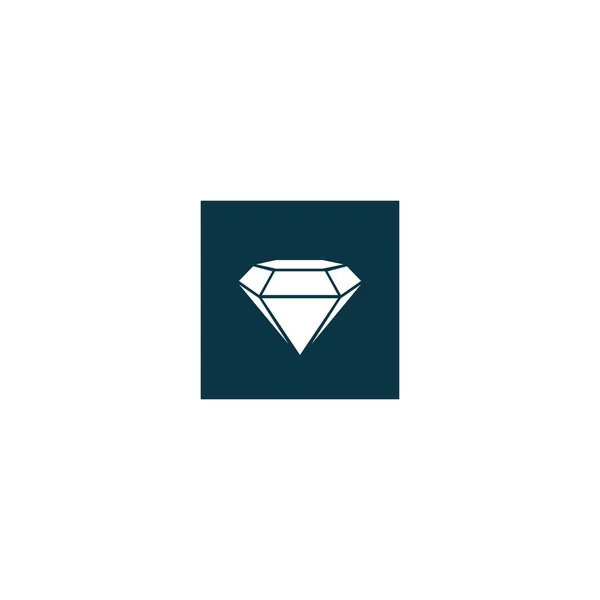 Logo Diamante Diseño Vectorial Plantilla Ilustración — Archivo Imágenes Vectoriales