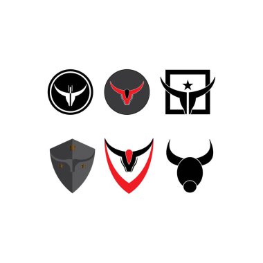 Taurus simge tasarımı resimleme arkaplanı