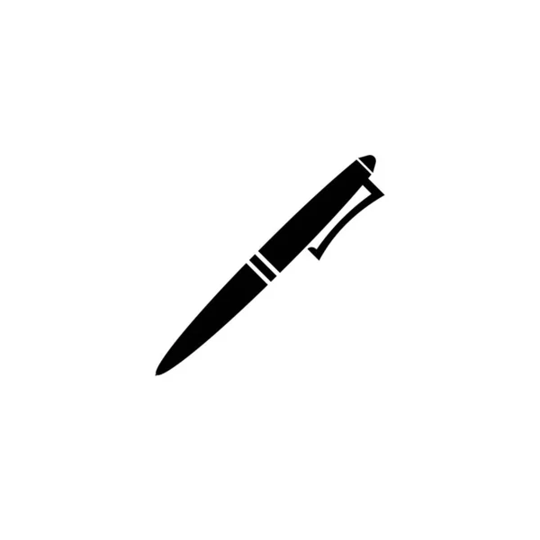 Pen Pictogram Vector Illustratie Logo Sjabloon Voor Vele Doeleinden Geïsoleerd — Stockvector