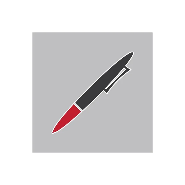 Pen Pictogram Vector Illustratie Logo Sjabloon Voor Vele Doeleinden Geïsoleerd — Stockvector