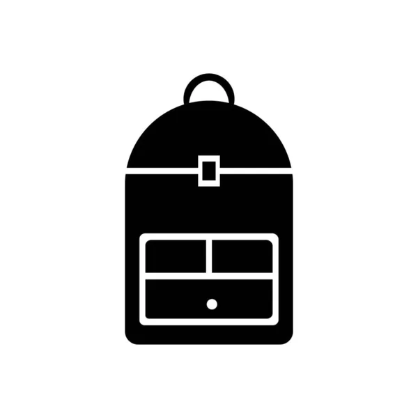 Bagpack Resa Ikon Logotyp Design Illustration — Stock vektor