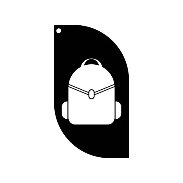 Sac Icône Voyage Logo Illustration Design — Image vectorielle