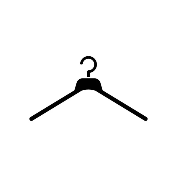 Kleiderbügel Logo Vektor Illustration Design — Stockvektor