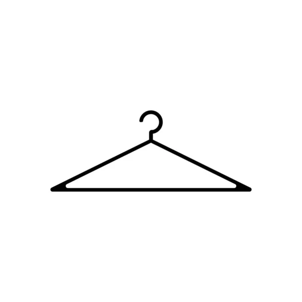 Ubrania Logo Wieszak Wektor Ilustracja Projekt — Wektor stockowy
