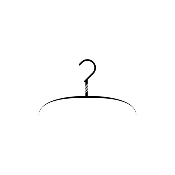 Vaatteet Hanger Logo Vektori Kuvitus Suunnittelu — vektorikuva