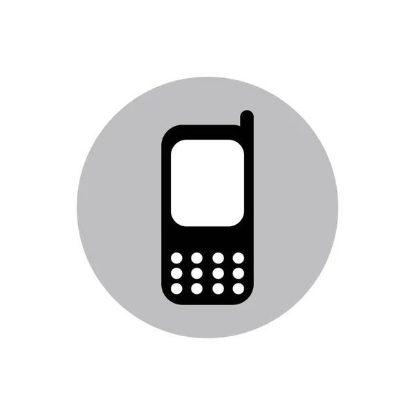 Mobiele Telefoon Pictogram Logo Vector Ontwerp Illustratie — Stockvector