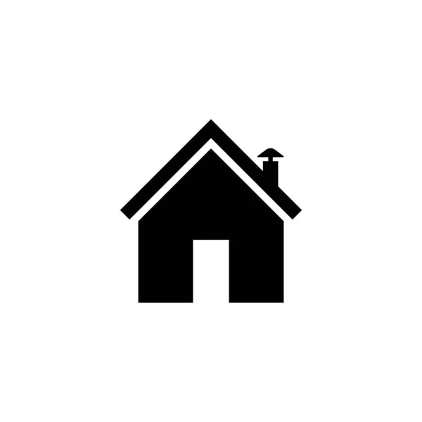 Home Casa Cottage Icona Vettoriale Logo Design — Vettoriale Stock