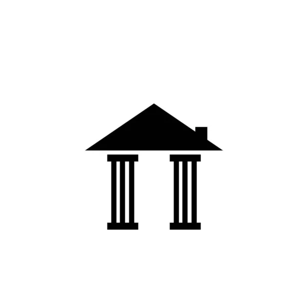 Домашній Будинок Котедж Значок Векторний Дизайн Логотипу — стоковий вектор