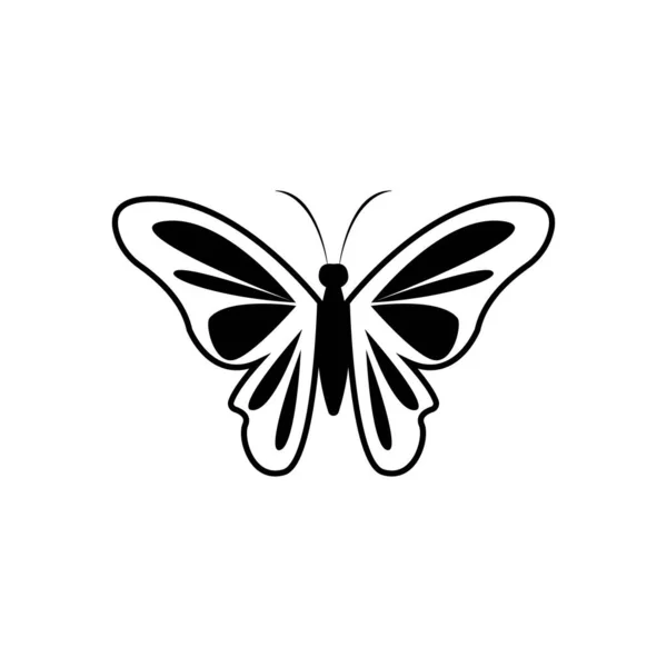 Belleza Mariposa Logo Plantilla Vector Icono Diseño — Archivo Imágenes Vectoriales