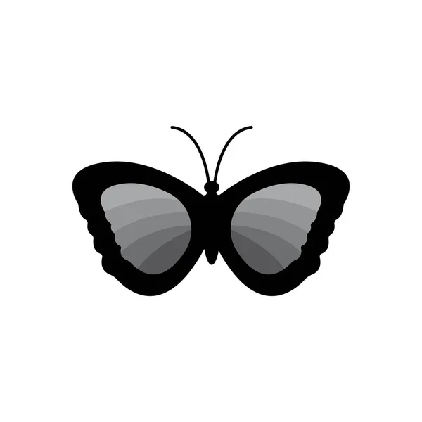 Belleza Mariposa Logo Plantilla Vector Icono Diseño — Vector de stock