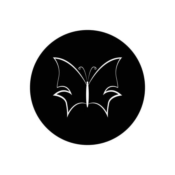 Belleza Mariposa Logo Plantilla Vector Icono Diseño — Archivo Imágenes Vectoriales