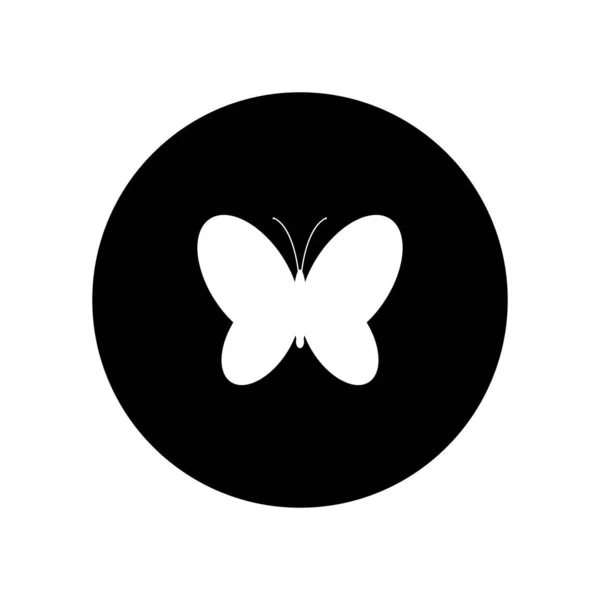 Belleza Mariposa Logo Plantilla Vector Icono Diseño — Vector de stock