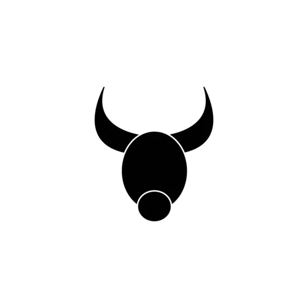 Taurus Icona Disegno Illustrazione Sfondo — Vettoriale Stock