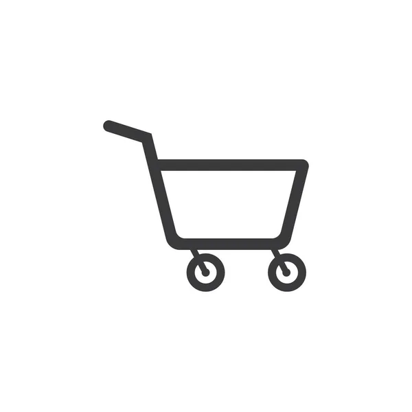 Shopping Ikon Vektor Illustration Design Mall — Stock vektor