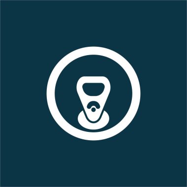 Soda ikon illüstrasyon tasarımını yönlendirebilir.