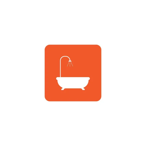 Bathtub Icon Trendy Design Template Illustration Logo Vector — Stock Vector