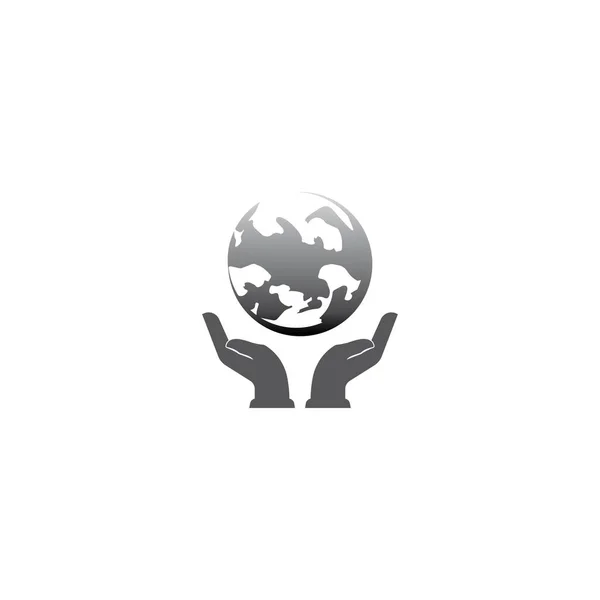 Логотип Глобусу Векторна Ілюстрація Дизайну — стоковий вектор