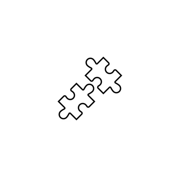 Puzzle Icon Vector Design Illustration — Stock Vector