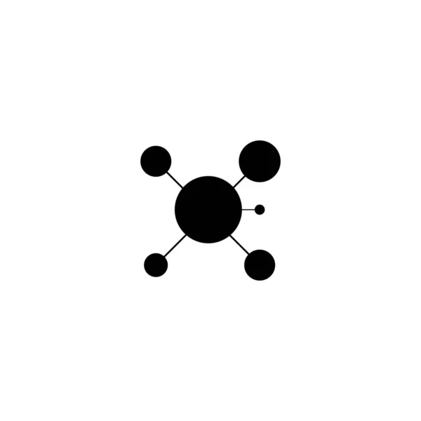 分子标识矢量设计示例模板 — 图库矢量图片