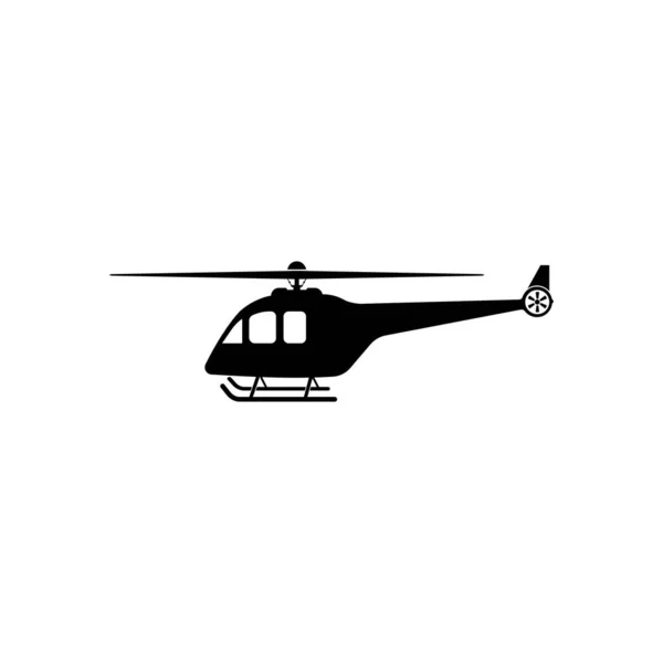 Піктограма Вертольота Векторна Ілюстрація Дизайну — стоковий вектор
