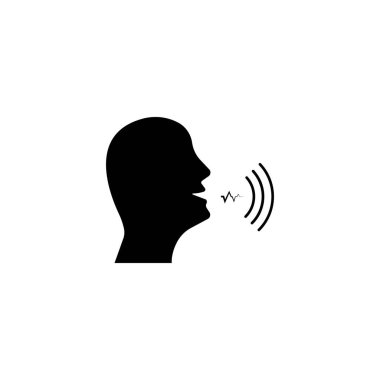 İnsanlar ikon vektör illüstrasyon logosu tasarımından bahsediyorlar.