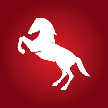 Horse logo vector design illustration template.