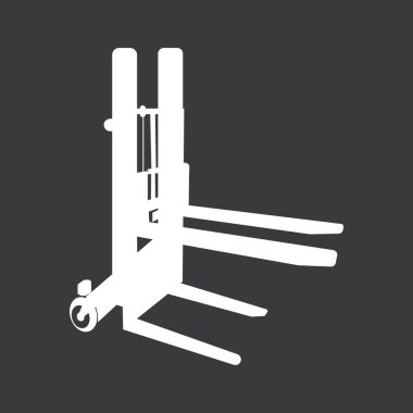 Manuel el kaldırma simgesi vektör illüstrasyon tasarımı