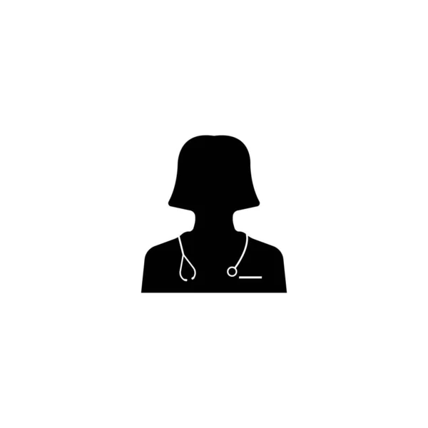 Лікар Значок Векторна Ілюстрація Дизайн Логотипу — стоковий вектор