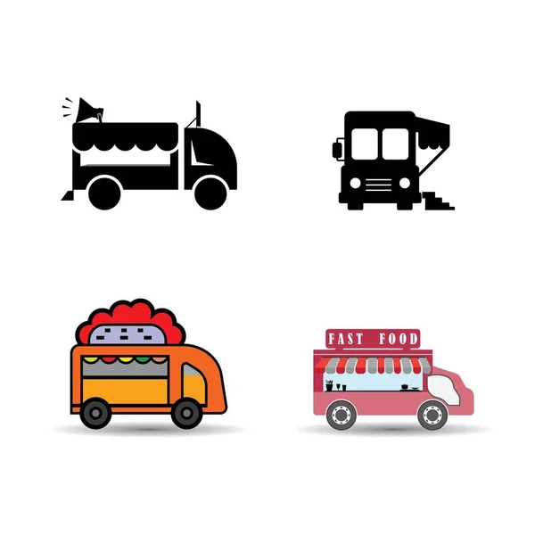 Food Truck Symbol Vektor Illustration Design Vorlage — Stockvektor