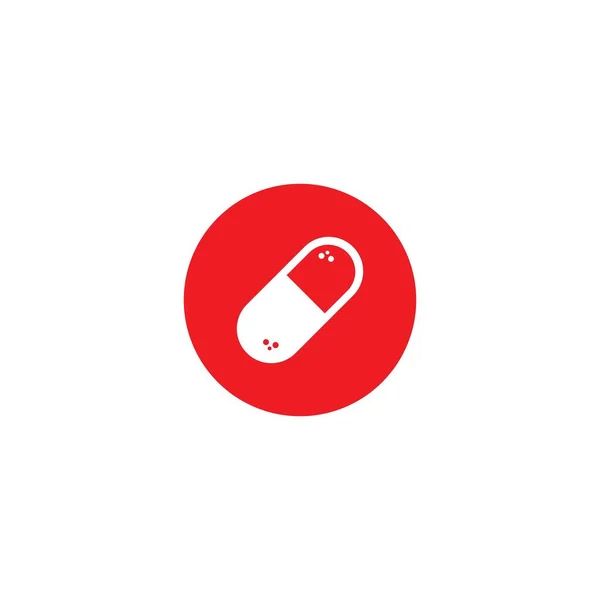 Tıbbi Pil Logo Vektör Resimleme Şablonu — Stok Vektör
