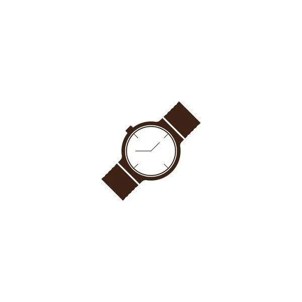 Піктограма Наручного Годинника Векторні Ілюстрації Дизайн Логотипу Фон — стоковий вектор