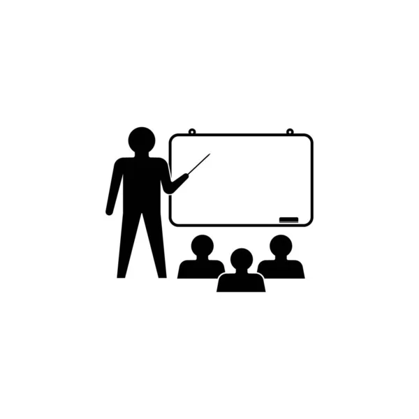 Teacher Icon Vector Illustration Design — Stock Vector
