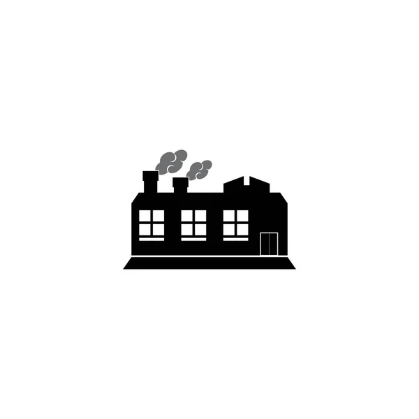 Fabrik Industrie Icon Vektor Illustration Design Template — Stockvektor