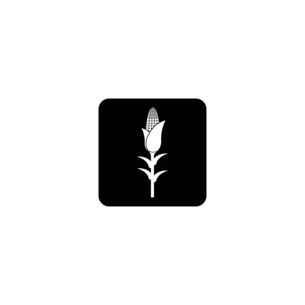 Кукурудзяна Іконка Елемент Векторного Дизайну Шаблон Ілюстрації — стоковий вектор