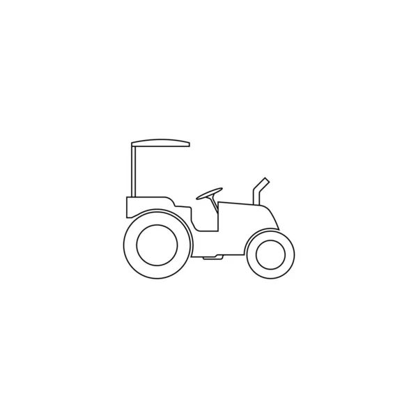 Traktor Symbol Vektor Illustration Logo Design — Stockvektor