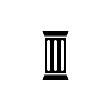 Sütun logo vektör illüstrasyon tasarımı
