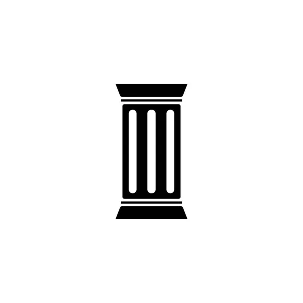 Diseño Ilustración Vector Logotipo Columna — Vector de stock