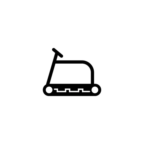 Loopband Machine Vector Pictogram Illustratie Ontwerp Achtergrond — Stockvector