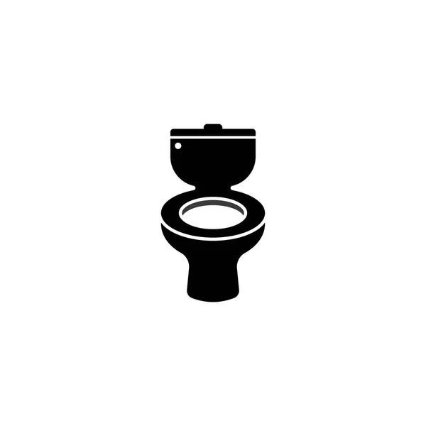 Icône Toilette Illustration Vectorielle Logo Design — Image vectorielle