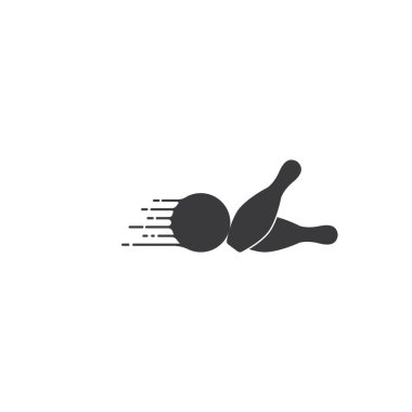 Bowling logo vector symbol illustration design.