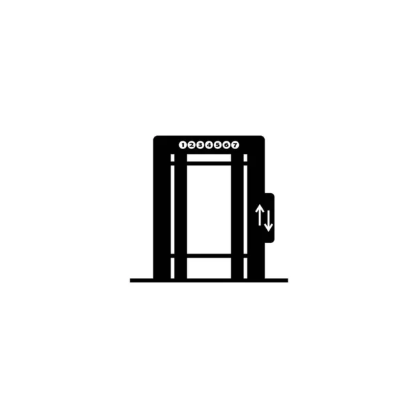 Дизайн Логотипа Векторной Иллюстрации Лифта — стоковый вектор