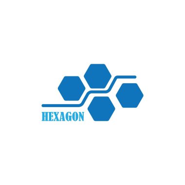 Hexagonal icon vector illustration design template.