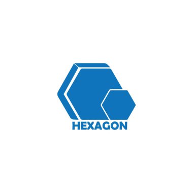 Hexagonal icon vector illustration design template.