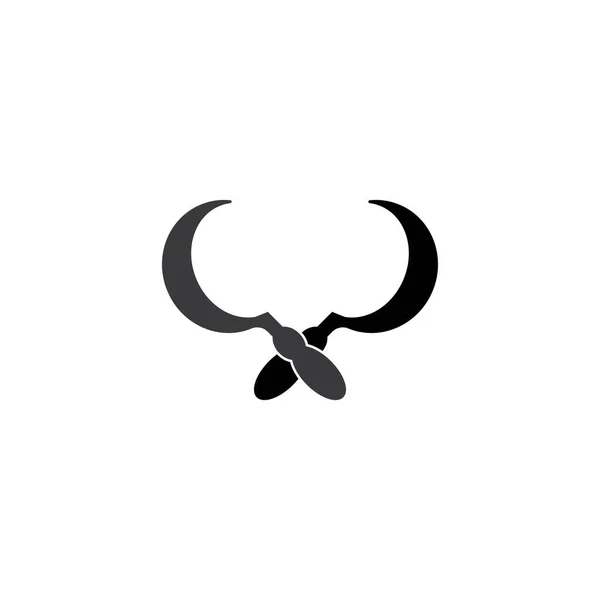 Ícone Foice Vetor Ilustração Logotipo Design — Vetor de Stock