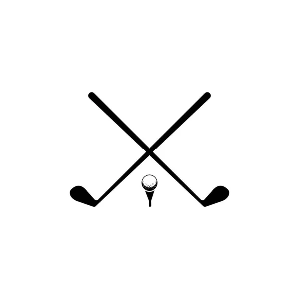 Icône Golf Vectoriel Illustration Logo Design — Image vectorielle