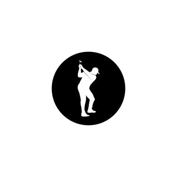 Golf Icon Vector Illustration Logo Design — 스톡 벡터