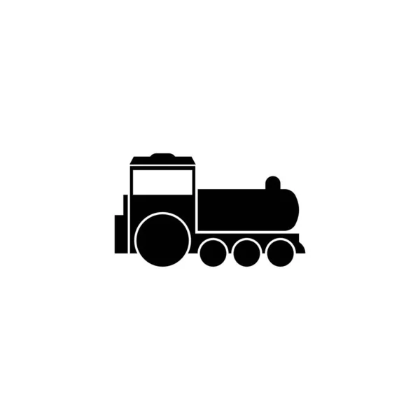 Train Icône Vectoriel Illustration Logo Conception Fond — Image vectorielle